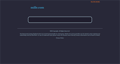 Desktop Screenshot of mille.com